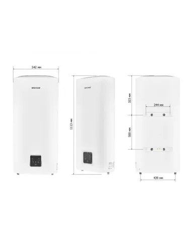 Бойлер Mixxus EWH-09080 Flat Wet 80 литров, мокрый ТЭН