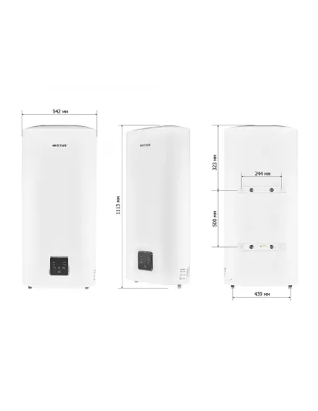 Бойлер Mixxus EWH-09080 Flat Wet 80 литров, мокрый ТЭН