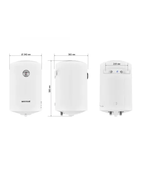 Бойлер Mixxus EWH-07030 Round Wet 30 литров, мокрый ТЭН