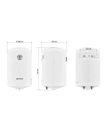 Бойлер Mixxus EWH-07050 Round Wet 50 литров, мокрый ТЭН