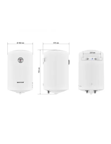 Бойлер Mixxus EWH-07080 Round Wet 80 літрів, мокрий ТЕН