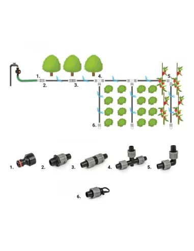 Набор для капельного полива Bradas DSTA20-SET2
