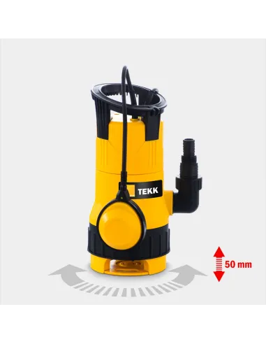 Дренажный насос Tekk Haus SDP 1 0.45 кВт, 10 метров кабель, с регулировкой