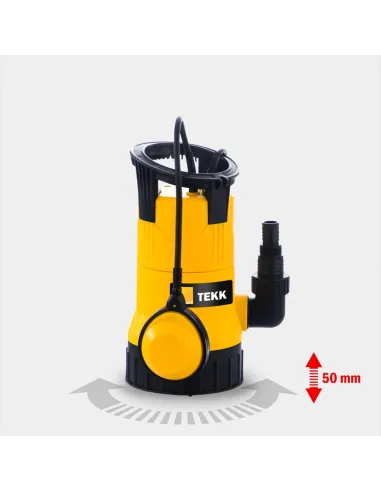Дренажний насос Tekk Haus SDP 2 0.6 кВт, 10 метрів кабель, з регулюванням