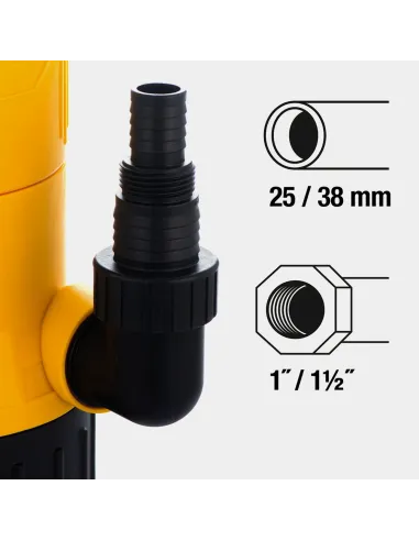 Дренажний насос Tekk Haus SDP 2 0.6 кВт, 10 метрів кабель, з регулюванням