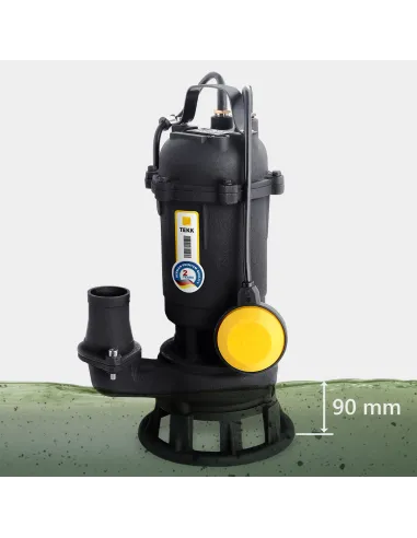 Фекальний насос з різальним механізмом Tekk Haus SDF 1.5-15 1.5 кВт, кабель 10 метрів, пульт керування