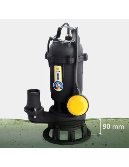 Фекальный насос с режущим механизмом Tekk Haus SDF 1.5-15 1.5 кВт, кабель 10 метров, пульт управления