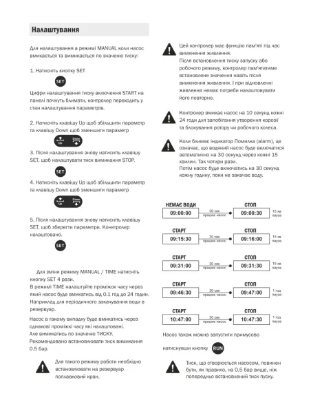 Електронне реле тиску Tekk Haus ЕРС-3 із захистом від сухого ходу