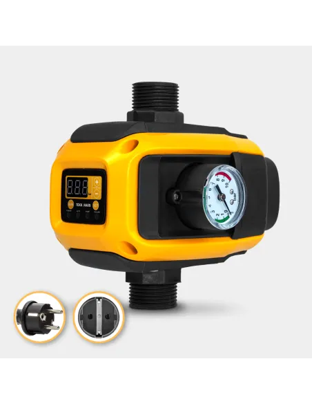 Электронное реле давления Tekk Haus ЕРС-2 с розеткой, с защитой от сухого хода Электронное реле давления Tekk Haus ЕРС-2 с розеткой, с защитой от сухого хода