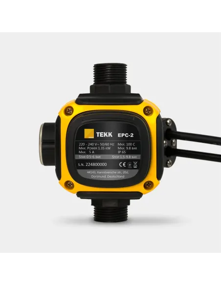 Електронне реле тиску Tekk Haus ЕРС-2 із розеткою, із захистом від сухого ходу