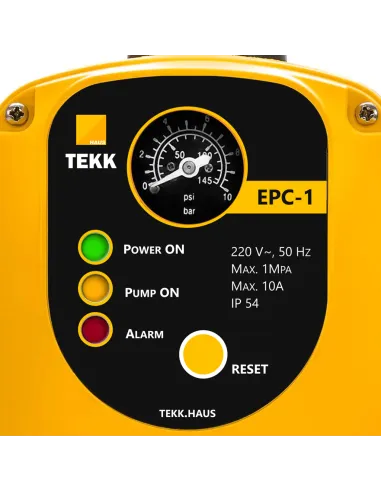 Електронне реле тиску Tekk Haus ЕРС-1 із розеткою, із захистом від сухого ходу