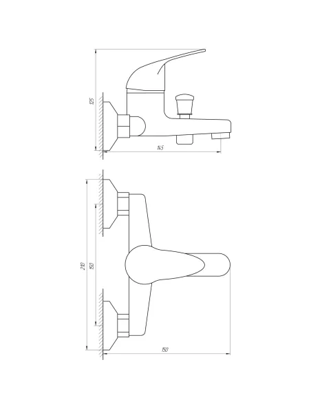 Смеситель для душа Bravo BO-00-102
