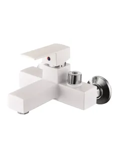 Смеситель для ванны Plamix Kubus-009 Euro Set White ABS-пластик
