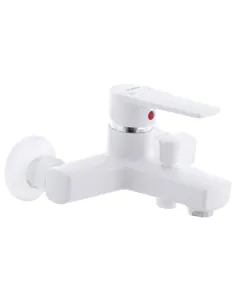 Смеситель для ванны Plamix Leo-009 White ABS-пластик