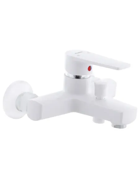 Змішувач для ванни Plamix Leo-009 White ABS-пластик
