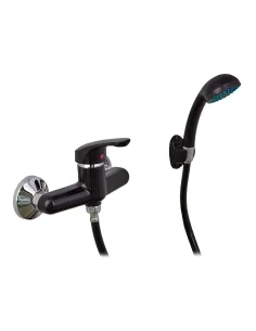 Смеситель для душа Plamix Afina-003 Set Black ABS-пластик, без излива