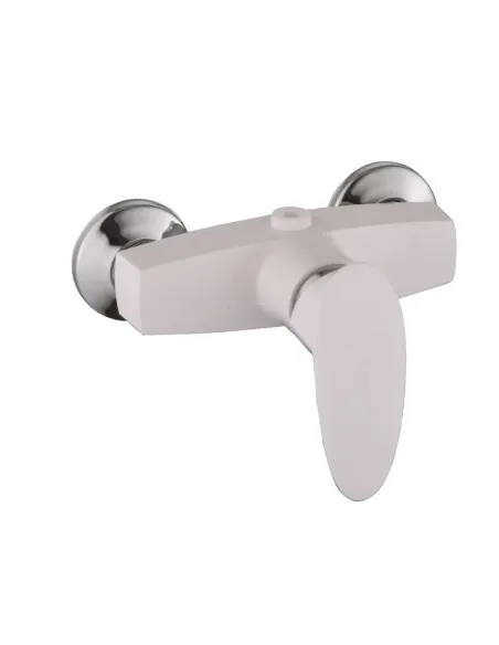 Смеситель для душа Plamix Cezar-003 Set White ABS-пластик, без излива Смеситель для душа Plamix Cezar-003 Set White ABS-пластик, без излива
