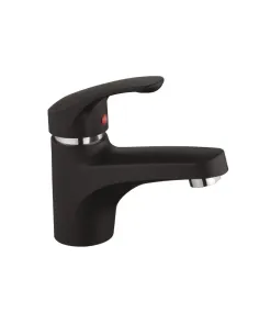Змішувач для умивальника Plamix Fidel-001 Set Matte Black ABS-пластик