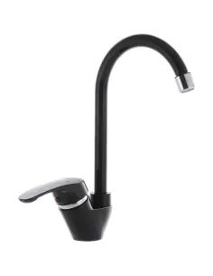 Змішувач для кухні Plamix Afina-011 Black ABS-пластик