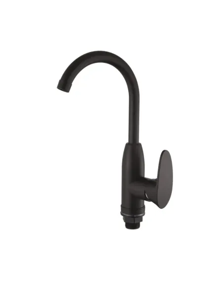 Смеситель для кухни Plamix Cezar-011-B Set Matte Black ABS-пластик