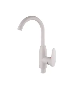 Смеситель для кухни Plamix Cezar-011-B Set White ABS-пластик