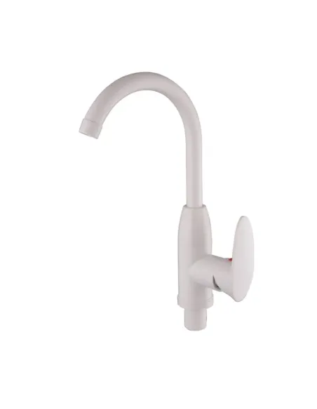 Змішувач для кухні Plamix Cezar-011-B Set White ABS-пластик