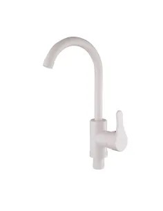 Смеситель для кухни Plamix Diego-011 White ABS-пластик