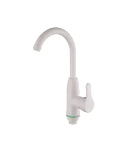 Смеситель для кухни Plamix Diego-011-B White ABS-пластик