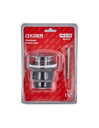 Донный клапан для раковины Koer PW-01-05 1 1/4 дюйма