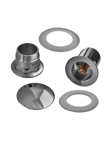 Донний клапан для раковини Koer PW-03-01 1 1/4 дюйма, з переливом