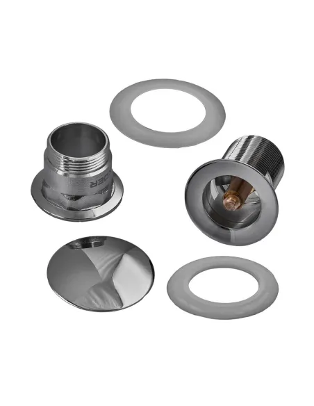 Донний клапан для раковини Koer PW-03-01 1 1/4 дюйма, з переливом