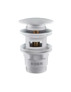 Донний клапан для раковини Koer PW-03-03 1 1/4 дюйма, з переливом