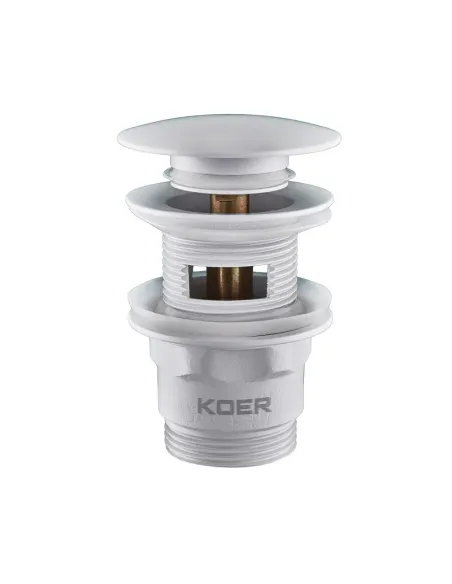 Донный клапан для раковины Koer PW-03-03 1 1/4 дюйма, с переливом
