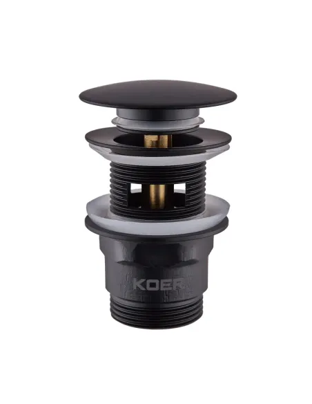 Донний клапан для раковини Koer PW-03-05 1 1/4 дюйма, з переливом