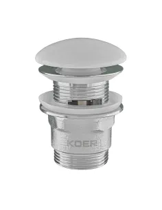 Донный клапан для раковины Koer PW-03-11 1 1/4 дюйма, с переливом