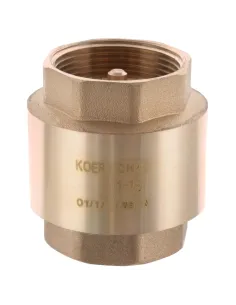 Обратный клапан Koer KR.171 1 1/2 дюйма, латунный шток