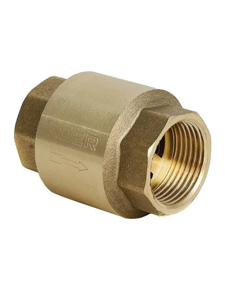 Зворотний клапан Koer KR.171 1 1/4 дюйми, латунний шток