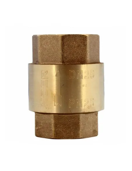 Обратный клапан Koer KR.171 1 дюйм, латунный шток