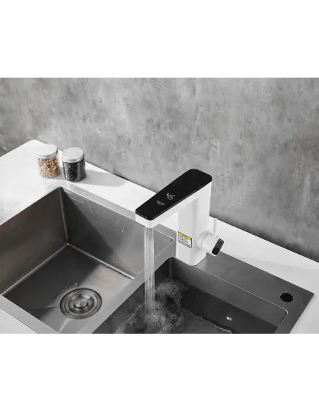 Смеситель для кухни Mixxus Electra 360-E, с подогревом воды