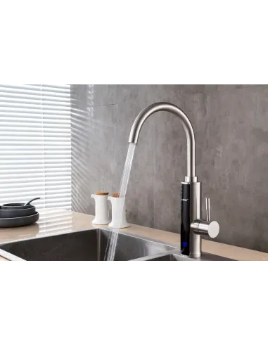 Смеситель для кухни Mixxus Electra 470-E, с подогревом воды