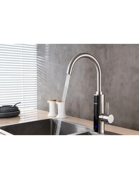 Смеситель для кухни Mixxus Electra 470-E, с подогревом воды