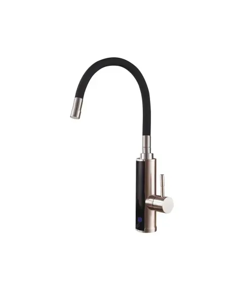 Смеситель для кухни Mixxus Electra 470-EF, с подогревом воды, гибкий излив