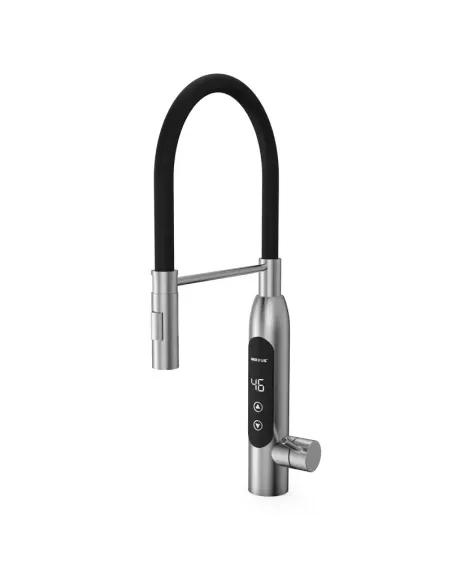 Смеситель для кухни Mixxus Electra 570-EF, с подогревом воды, гибкий излив