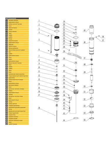 Центробежный глубинный насос Optima PM 3.5SDm 3/13 0.55 кВт, кабель 1.5 метра купить в Днепре и Киеве - цена от КТУ