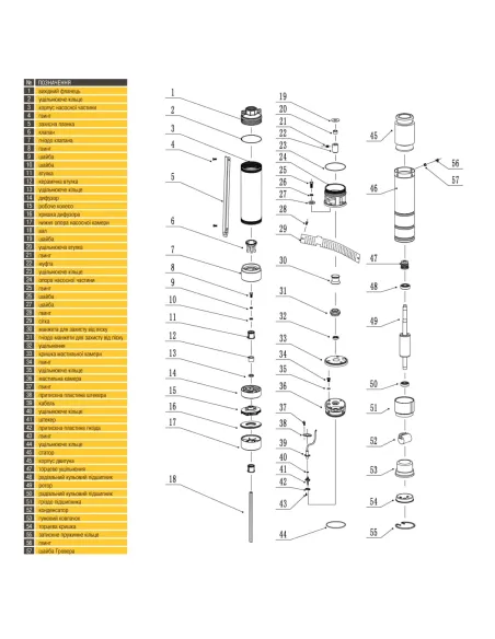 Центробежный глубинный насос Optima PM 3.5SDm 3/13 0.55 кВт, кабель 1.5 метра купить в Днепре и Киеве - цена от КТУ