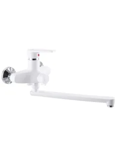 Смеситель для ванны Plamix Oscar-006 Euro White