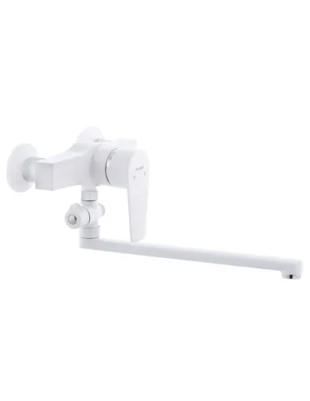 Смеситель для ванны Plamix Oscar-006 White