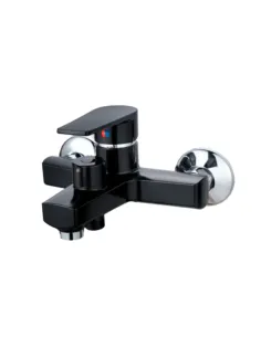 Смеситель для ванны Plamix Oscar-009 Euro Black ABS-пластик