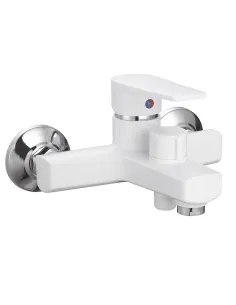 Смеситель для ванны Plamix Oscar-009 Euro White ABS-пластик