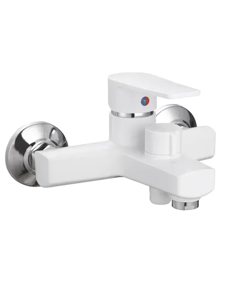 Смеситель для ванны Plamix Oscar-009 Euro White ABS-пластик